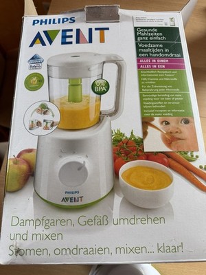 Philips Avent SCF870/20 Gesunder 2-in-1-Babynahrungszubereiter - Weiß/Grün