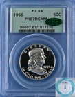 1956 Franklin Half Dollar PCGS PR67CAM w/CAC - Frosty Deep Mirrors in OGH!