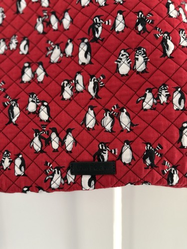 Vera Bradley Tasche Playful Penguins rot umschaltbar groß - Bild 3 von 5