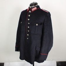 WW2 Deutsche Feuerwehr Polizei Schutz Tunika Feuerschutzpolizei M/L Marine Drittes Reich
