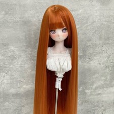 12 colors BJD Wigs Long Straight Hair with Straight Bangs for Ball Jointed Doll