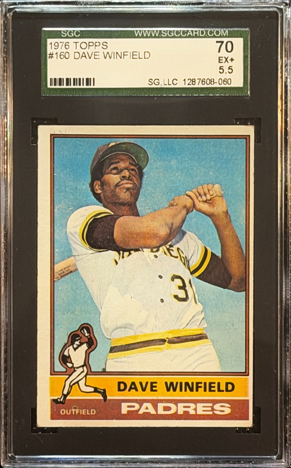 1976 Topps 160 Dave Winfield Padres SGC 5.5