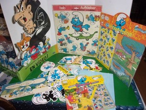 La chansons des Schtroumpfs disque vinyle 45 tours