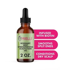 Strengthening Scalp and Hair Oil Treatment Rosemary Mint Scented 2 oz Bottle