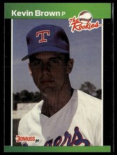 Kevin Brown *ROOKIE CARD* (RC) 1989 Donruss The Rookies #44. rookie card picture