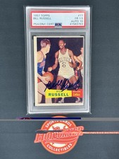 1957 Topps Bill Russell PSA DNA FR 1.5 Auto 10 Rookie Card HOF Celtics