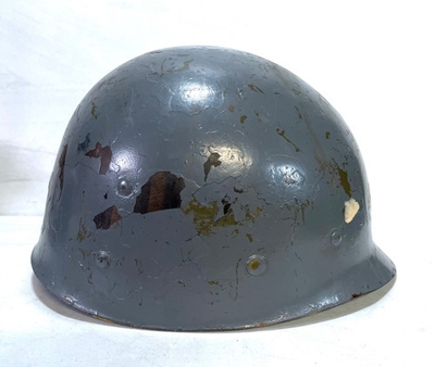 #ad #ad Original WWII US M1 Helmet Liner Khaki HBT Webbing Steel A Washers $95.00