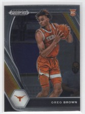 #27 2021-22 Panini Prizm Draft Picks ( Greg Brown III RC Texas Longhorns