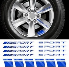 14 PCS Rim Decal Stripe for 18-21 Inch Wheels - Reflective Car Whe Color: Blue