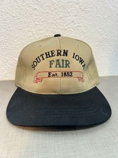 NOS Vintage Southern Iowa Fair Oskaloosa, IA Adjustable Hat USA Free Ship