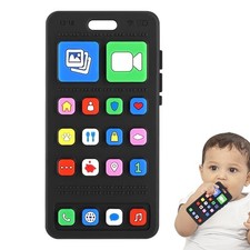 Baby Silicone Teething Toys, Phone Teether Toys for Toddlers 3-18 Months, Boys G