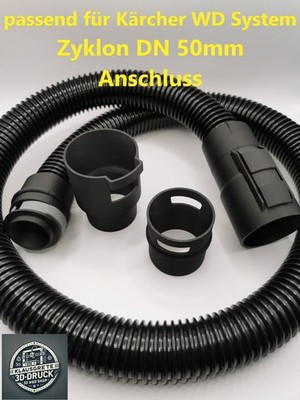 Zyklon Abscheider Anschluss-Set passend für Kärcher WD System 1,2m
