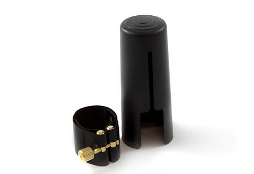 Rovner 3R Baritone Sax Ligature & Cap - Single Screw - Dark - Warm & Rich Sound