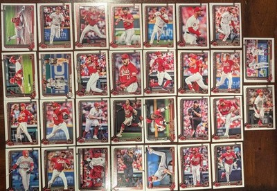 2025 Topps Series 1 + 2 Baseball Team Set 30 Cards Cincinnati Reds Elly De La Cr