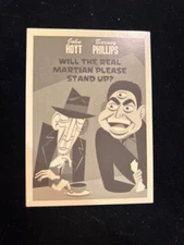 TWILIGHT ZONE ARCHIVES BARBEY PHILLIPS/ JOHN HOYT RARE C-10 CHARACTER ART CARD