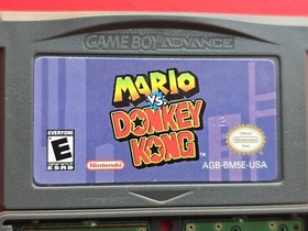 Mario vs Donkey Kong Game Boy Advance Nintendo GBA Authentic Saves Platformer
