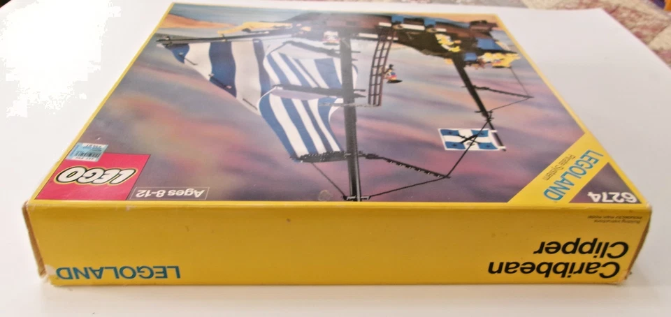 LEGO Piratas: Caribbean Clipper 6274 ¡SOLO en caja! Con bandeja transparente y amarilla ¡BONITO! Foto 4 de 4