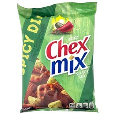 4x Bags Chex Mix Spicy Dill Flavor Savory Assorted Snack Mix 4.5oz