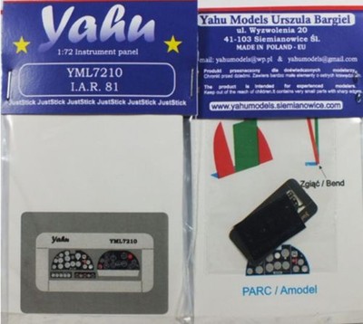 Yahu Models YML7210 1:72 IAR IAR-81 hochwertig, farbig bedruckt, geätztes Cockpit