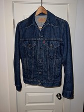 VINTAGE LEVIS TYPE 3 DENIM JACKET 4 POCKETS 70506-0216 1980S SIZE 32 MADE IN USA