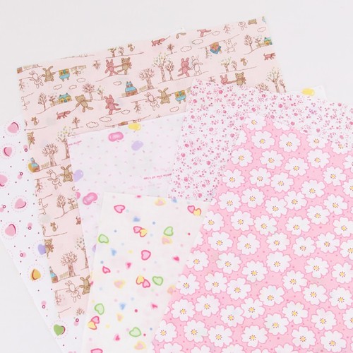 100x DIY Basteln Nähen Quadrat Blumen Baumwollstoff Patchwork Tuch 10cm * 10cm - Bild 5 von 12