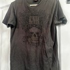 Harley davidson Men's Grey and Black T shirt