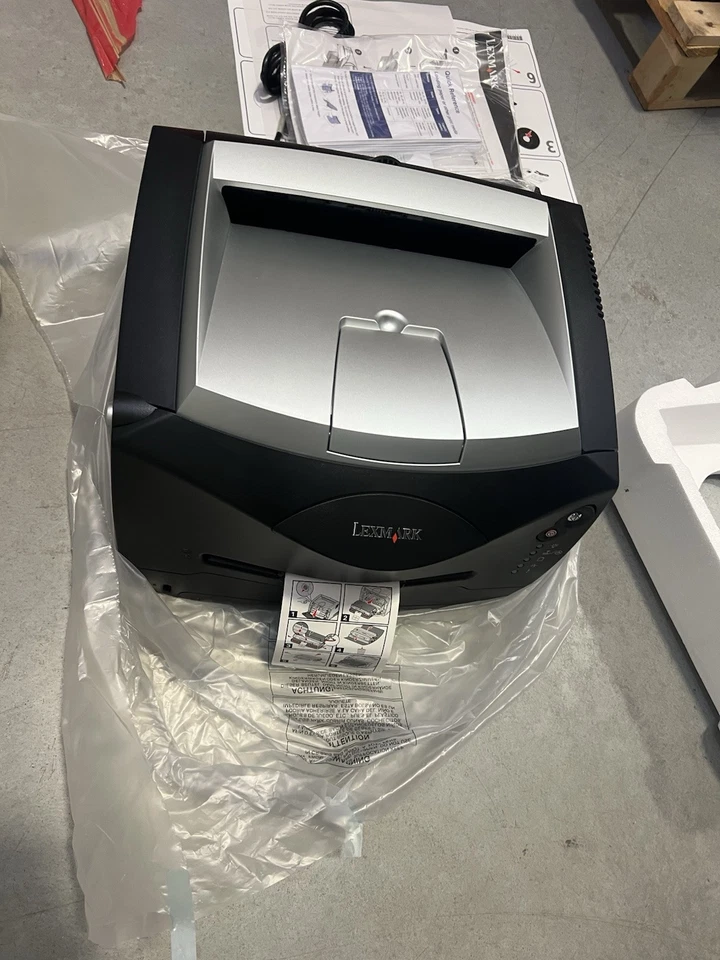 Lexmark E240 Mono Laser Printer A4 USB Network Parallel - Immagine 4 di 4