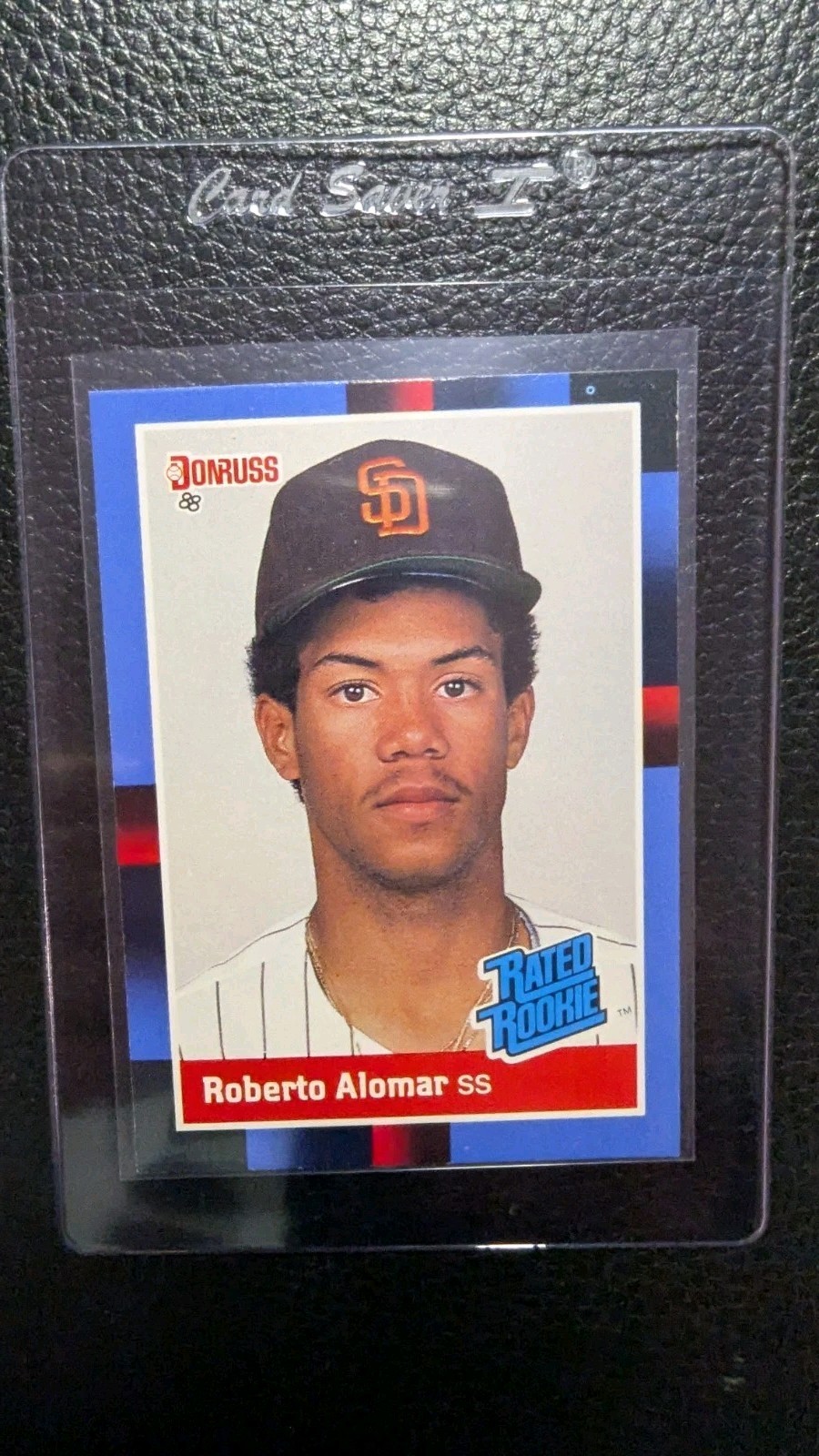 1988 DONRUSS #34 ROBERTO ALOMAR ROOKIE CARD RC SAN DIEGO PADRES HOF