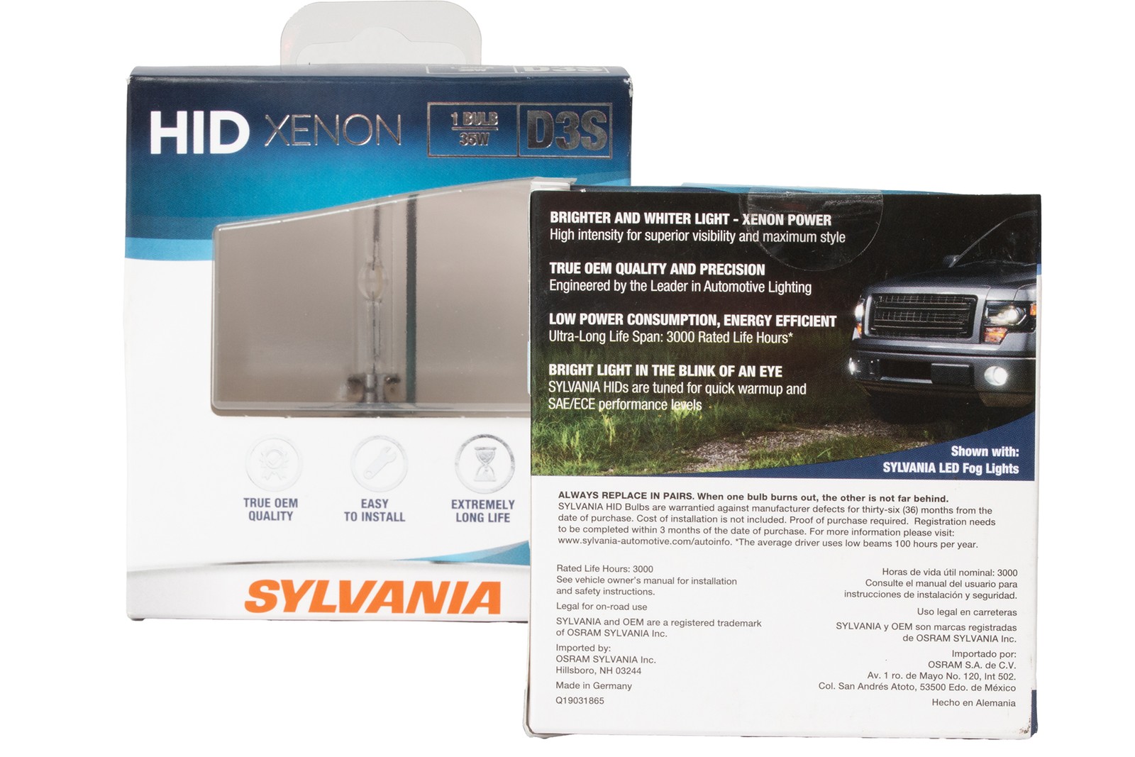 Sylvania Hid Xenon Headlight D3S Fit 2007-2021 Audi Ford Jaguar Maserati D3S.PB1