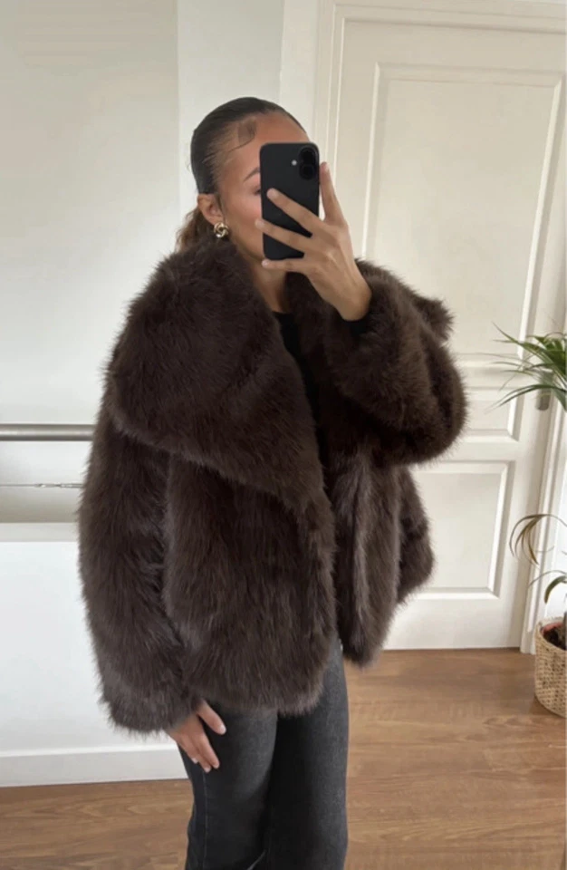 manteau fausse fourrure - Photo 2/3