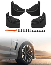 For Tesla Model Y Juniper 2025 2026 4PCS Black Mud Flaps Splash Guards Set