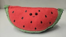 LUCY SPARROW Original WATERMELON Art FELT Sculpture SIGNED Limited Fruit