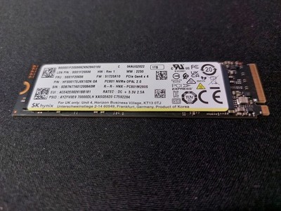 SK Hynix  1TB 1024GB HFS001TEJ9X102N SSD NVMe M.2 2280