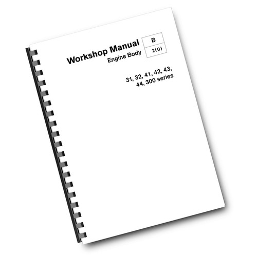 Volvo Penta 31 32 41 42 43 44 300 Series Marine Engines Engine Body Workshop Manual Mhz3aj 324x306