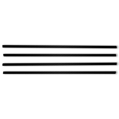 4pc Carbon Fiber Window Sill Trim for 2011-2023 Dodge Durango