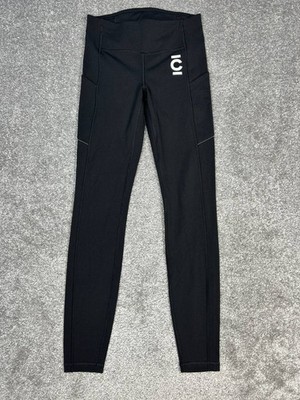 Lululemon Clmbr Speed Up MR Tight Leggings Womens 4 Black Logo Low Rise Yoga