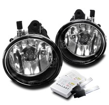 FOR 2011-2017 BMW X3/2015+ X4/2016+ X1 CHROME DRIVING FOG LIGHT LAMP W/8000K HID