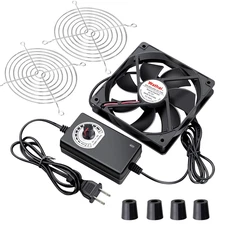 Wathai 120Mm X 25Mm AC Powered Computer Fan with AC Plug 110V 120V 220V 240V Var