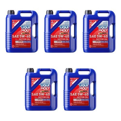 Liqui Moly 25L Engine Motor Oil - Diesel High Tech 5W-40 (5x5L)