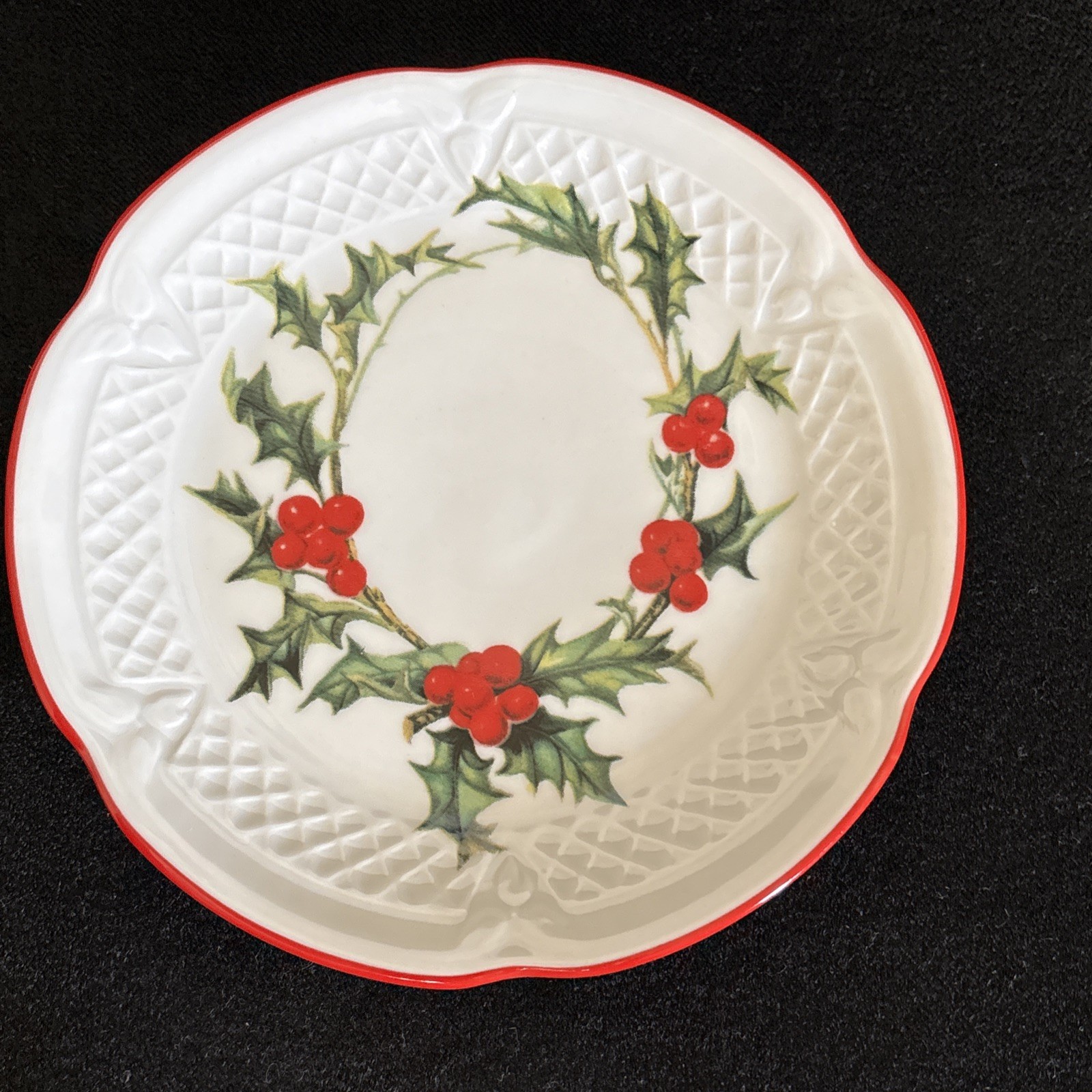 Philippe Deshoulieres Lourioux 6 Porcelain Canape Plates Museum of Fine Arts