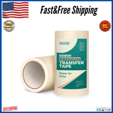 Easy-Apply 6"x50' Medium Tack Transfer Tape Compatible with Cricut & More US NEW