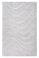 Badematte Lina Silber Bl 50X90 Cm Silber Badteppich Badvorleger