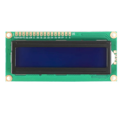 LCD1602A Blue Screen 16x2 Character LCD Display Module HD44780 Control light j