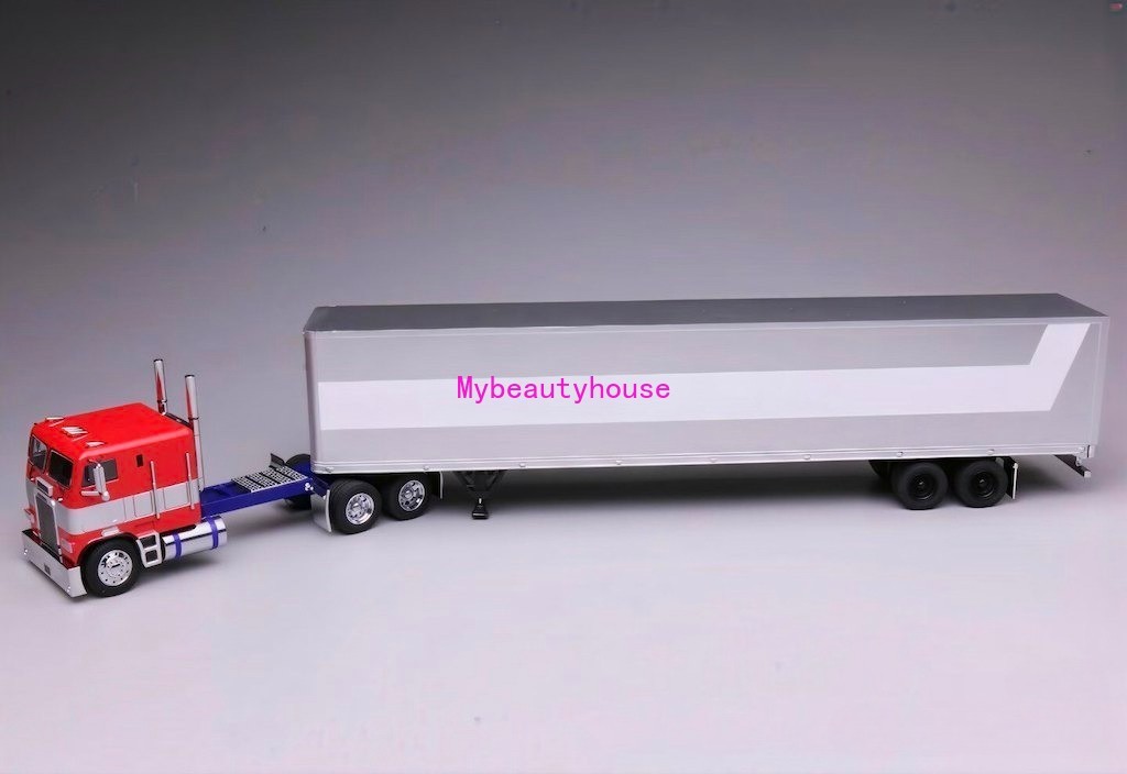 1:64 596 HEC G1 Freightliner Container Truck Tractor Model Diecast