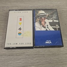 Elton John Cassette Lot Too Low for Zero Greatest Hits MCA 1689 80s...