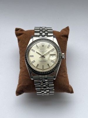 Rolex Datejust 1603   Silver Sunburst Dial   Vintage 36 mm Automatik