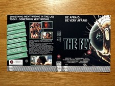 Image of The Fly (1986) Custom Sleeve 4K UHD / Blu Ray Case Size