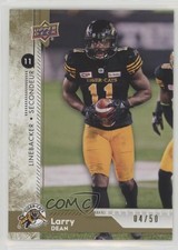 2018 Upper Deck CFL Gold 4/50 Larry Dean #66 i9i