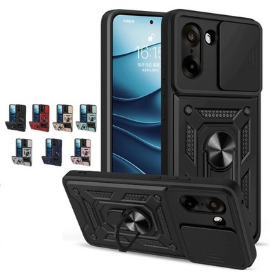 Slide Camera Protector Armor Back stand Case For OnePlus Ace 5 Racing / Nord CE5
