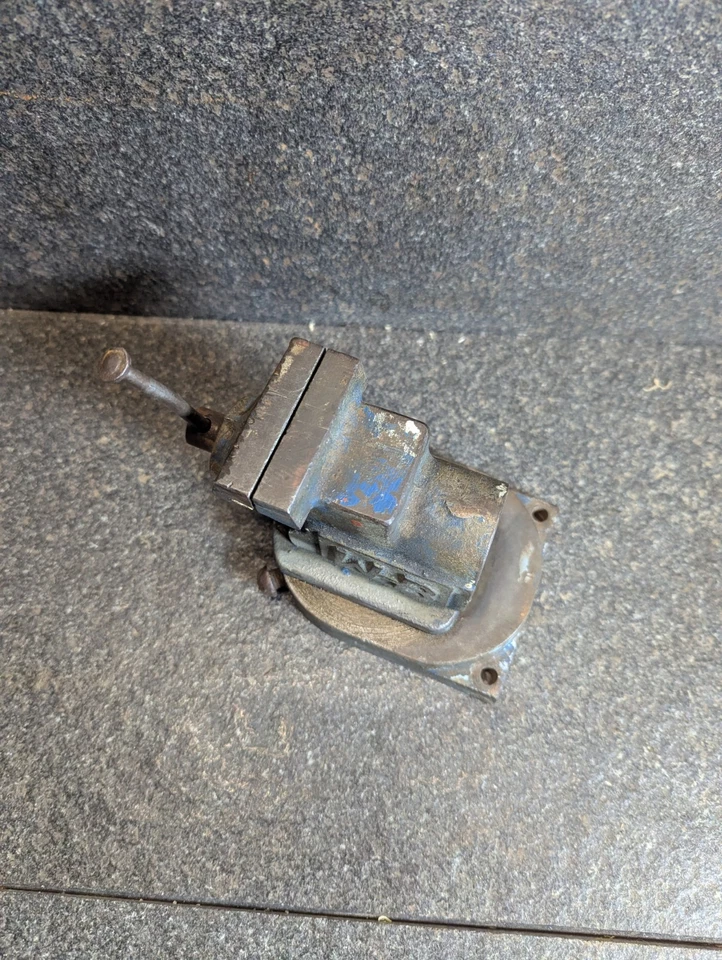 W-B Leinen Schraubstock  drehbar klein gebraucht - Bild 4 von 4